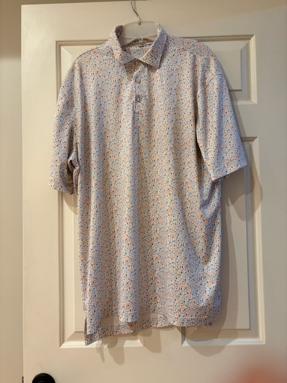 Peter Millar Men’s Short-Sleeve Polo/Golf Shirt-L